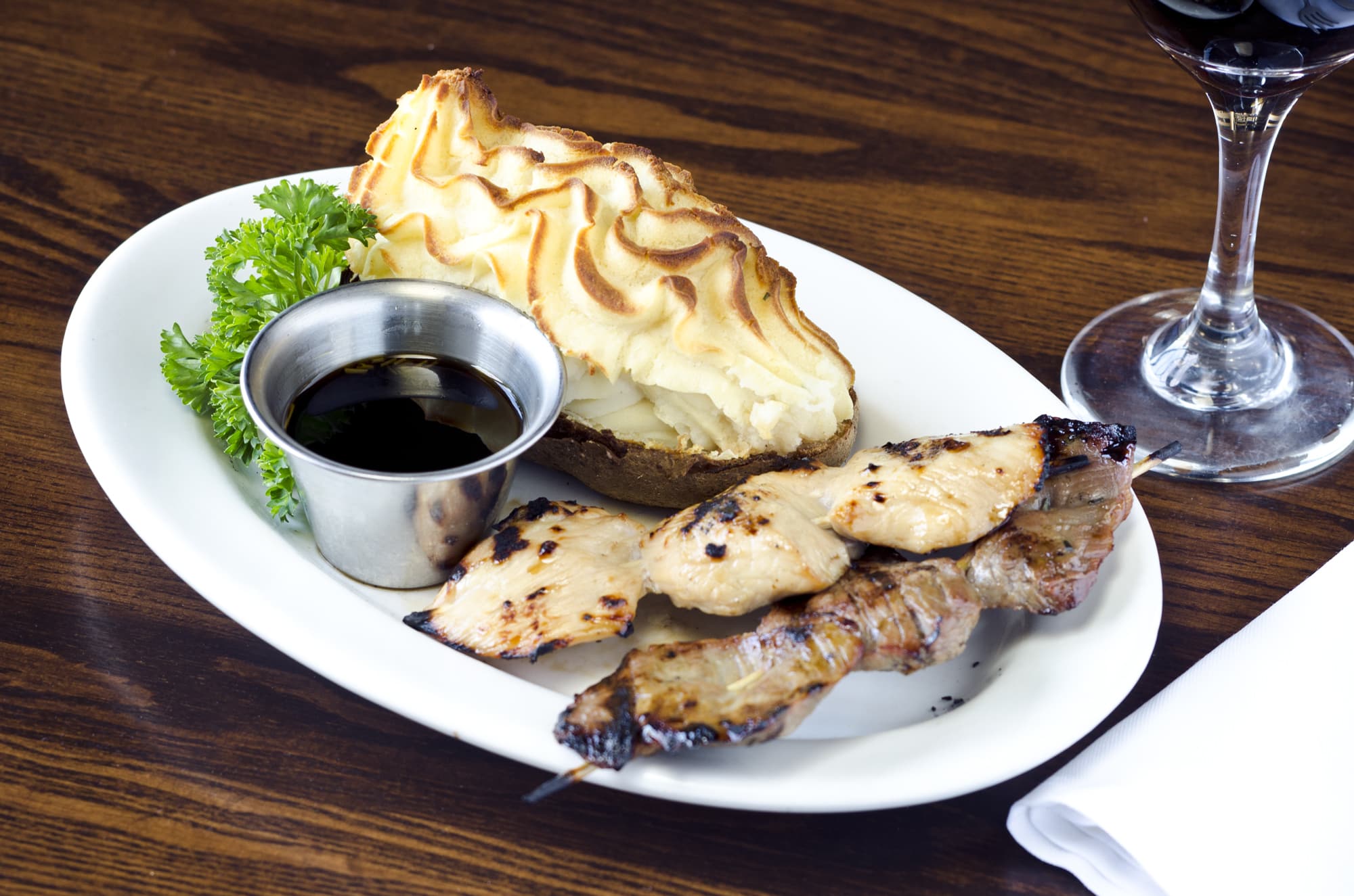 Inside Steak loft