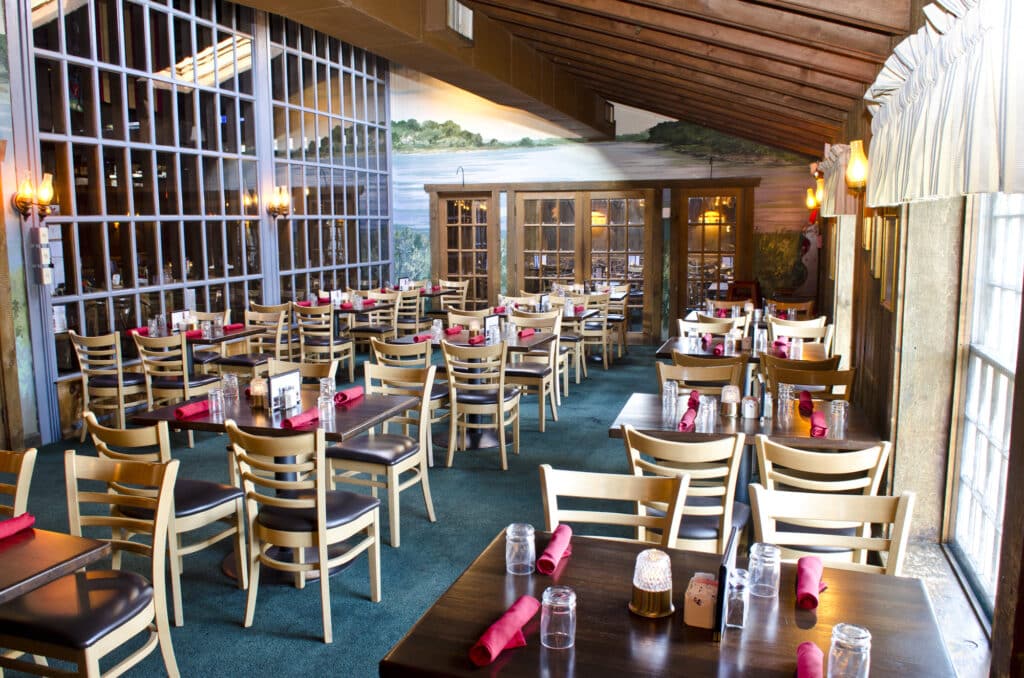 Inside Steak loft